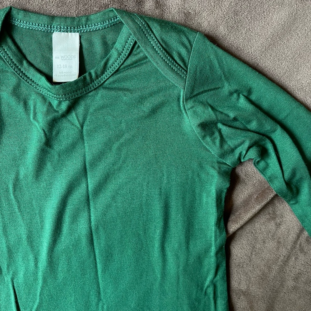 NWOT emerald green Kate Quinn onsie